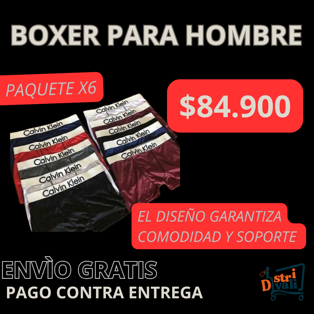 PROMOCIÒN BOXER PAQUETE X 6