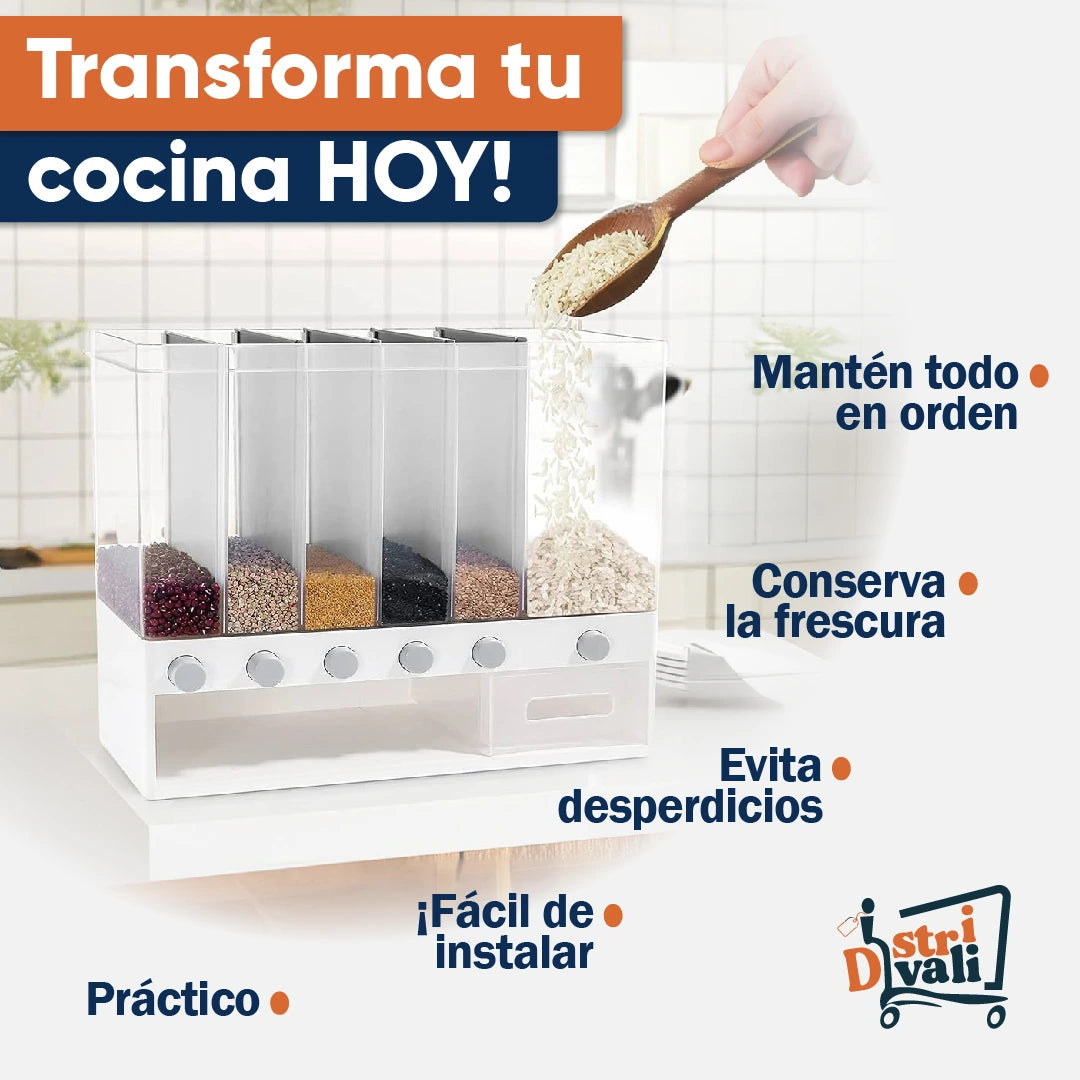 Dispensador De Granos X 6