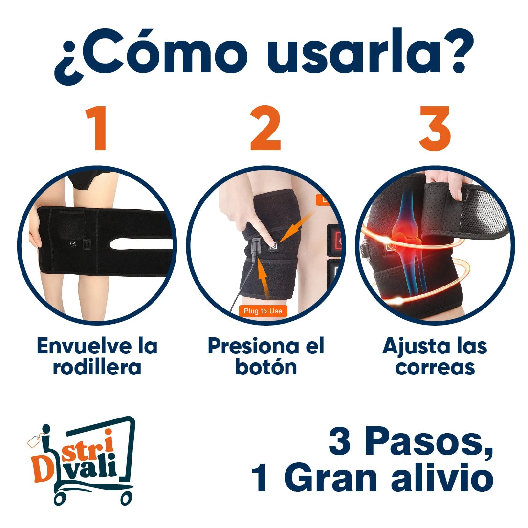Rodillera terapia calor