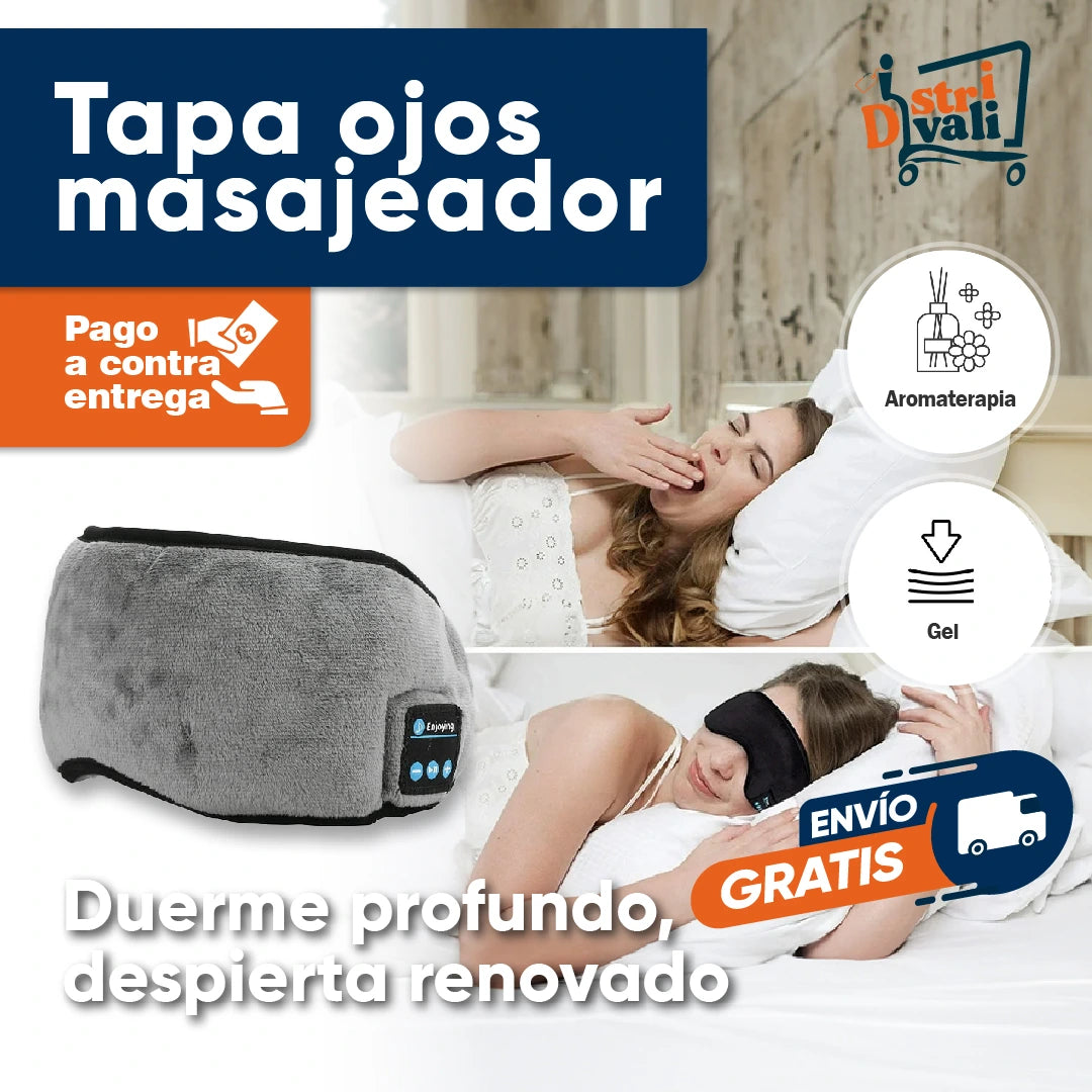 Tapa Ojos Masajeador Aromaterapia Y Gel