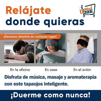 Tapa Ojos Masajeador Aromaterapia Y Gel